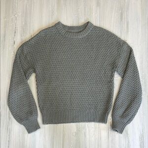 Abercrombie & Fitch Blue/Gray Crewneck Sweater Sz S